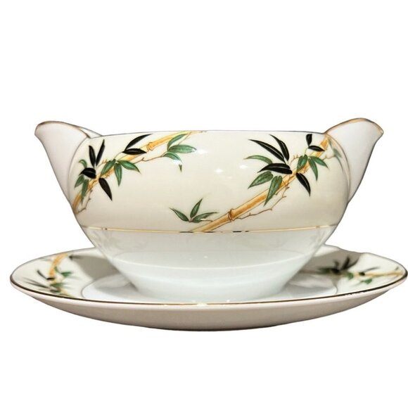 Kent Bali Hai Round Gravy Boat With Plate - Picture 4 of 8